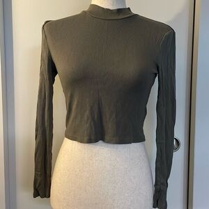 Mock neck long sleeve